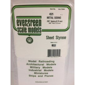 EG4525 .030(0.75mm)sp .010(0.25mm)wd Metal Siding
