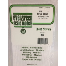 EG4529 .100(2.5mm)sp .033(0.83mm)wd Metal Siding