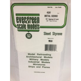 EG4530 .125(3.2mm)sp .045(1.13mm)wd Metal Siding