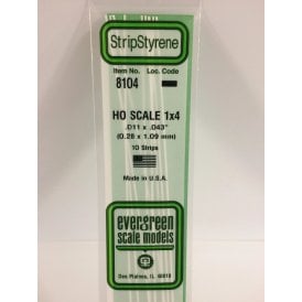EG8104 .010 x .044 (0.3 x 1.1mm) Strip (10)