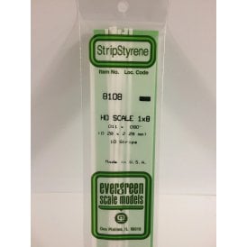 EG8108 .010 x .090 (0.3 x 2.3mm) Strip (10)
