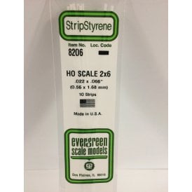 EG8206 .022 x .066 (0.6 x 1.7mm) Strip (10)