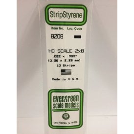 EG8208 .022 x .090 (0.6 x 2.3mm) Strip (10)