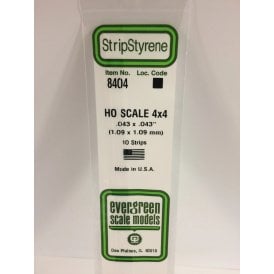 EG8404 .043 x .043 (1.1 x 1.1mm) Strip (10)