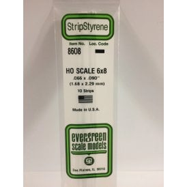 EG8608 .066 x .090 (1.7 x 2.3mm) Strip (10)