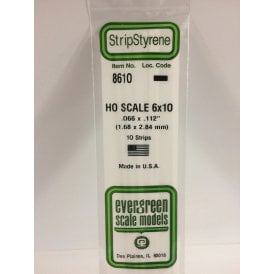 EG8610 .066 x .112 (1.7 x 2.8mm) Strip (10)