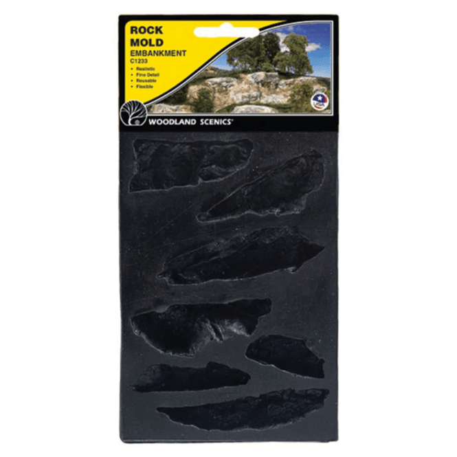 Woodland Scenics Embankments Rock Mould (5