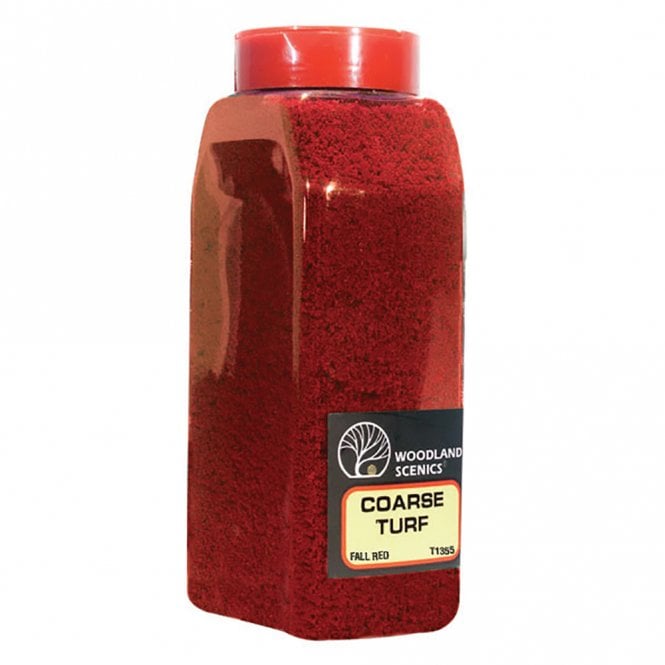 Woodland Scenics Fall Red Coarse Turf
