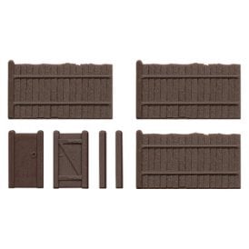 Feather Edge Board Fencing - inc. Gates