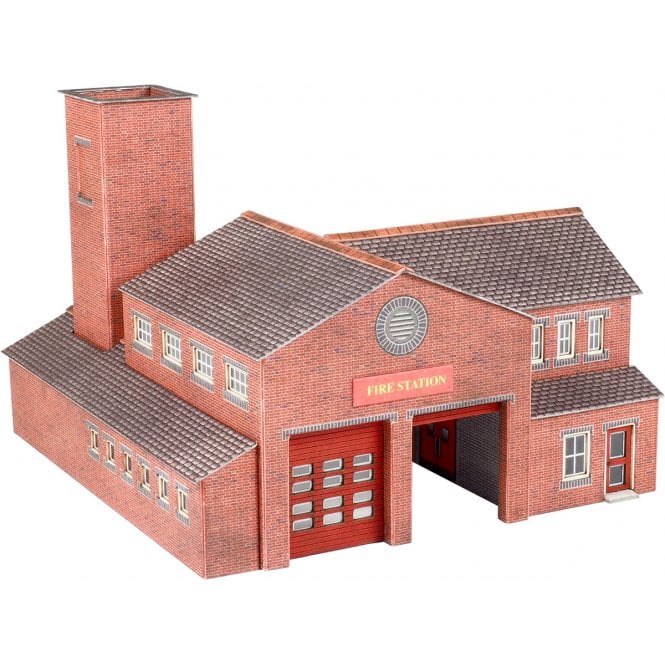 Metcalfe N Fire Station - N Scale