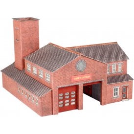 Fire Station - N Scale
