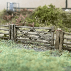 Five Bar Gates (Pack of 3) – Laser-cut kit (OO)