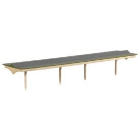 Flat Roof Platform Canopy With Valancing