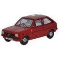 Ford Fiesta MK1 Blu/argento Oxford Diecast Scala 1:76, Modellino Auto 1984