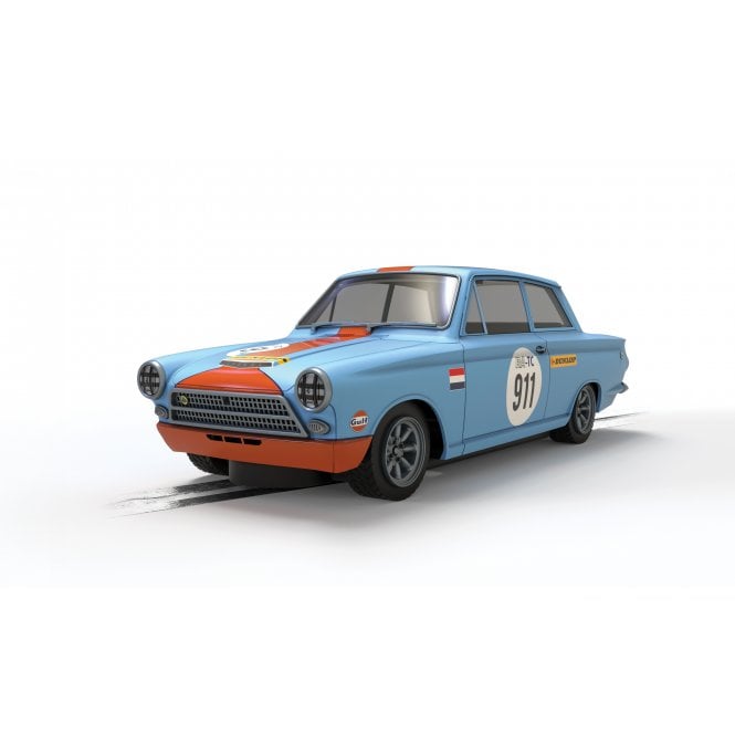 Scalextric Ford Lotus Cortina - Gulf Edition