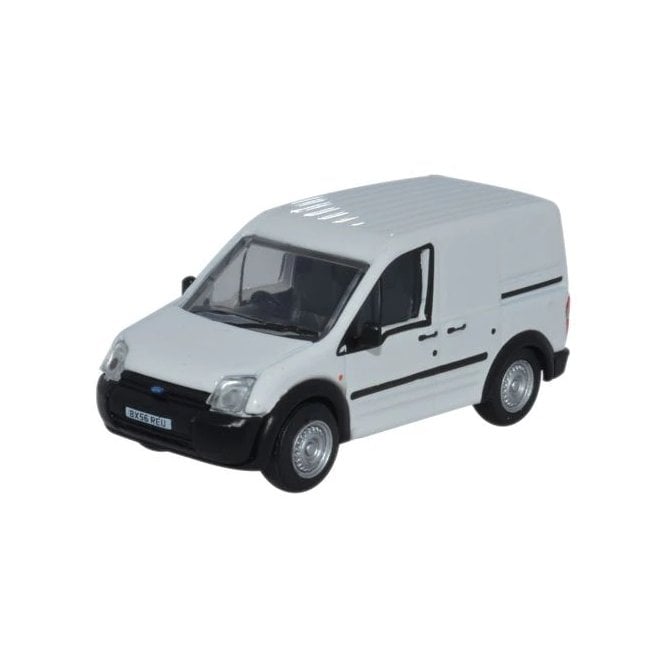 Oxford Diecast Ford Transit Connect - White (1:76)