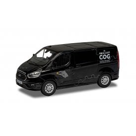 Ford Transit Custom 300L1, Shadow Black (The Smallest Cog)(1:43)