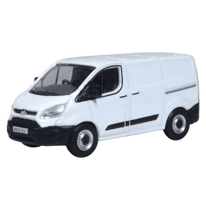 Oxford Diecast Ford Transit Custom White (1:76)