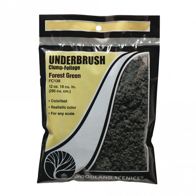 Woodland Scenics Forest Green Underbrush (Bag)