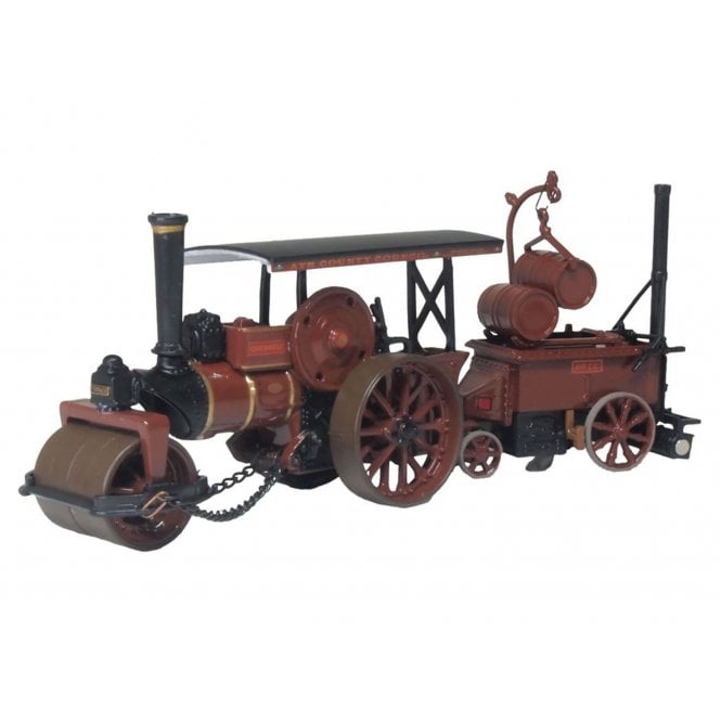 Oxford Diecast Fowler Steam Roller & Coleman Flapper Covenanter/Ayr CC (1:76)