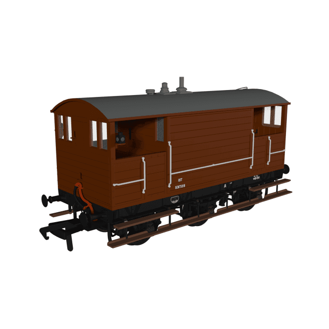 Rapido UK GCR 15T Brake Van BR Bauxite 'No.531725'