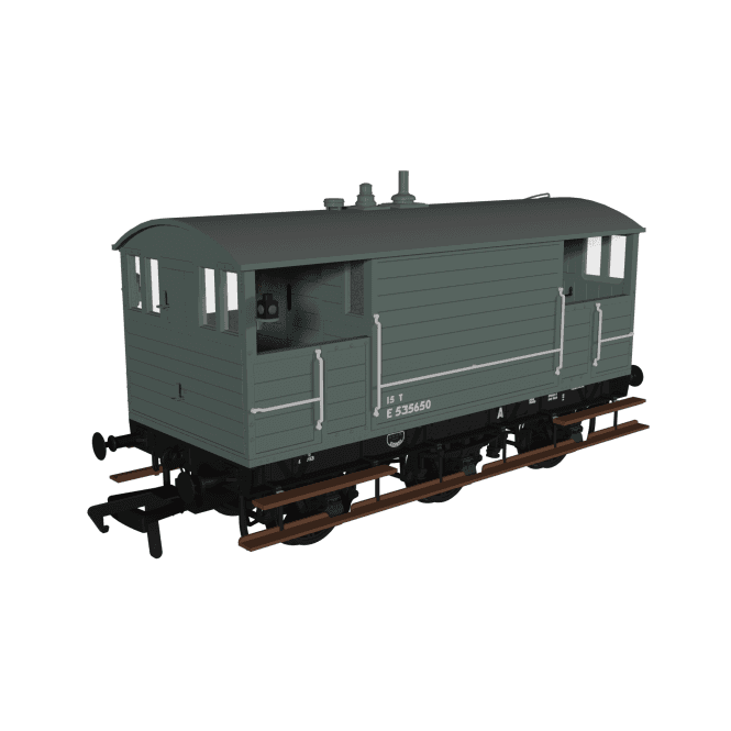Rapido UK GCR 15T Brake Van BR Grey 'No.E535650'