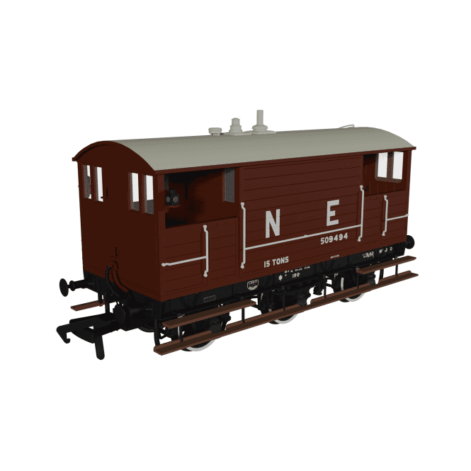 Rapido UK GCR 15T Brake Van LNER Bauxite pre-1936 'No.509494'