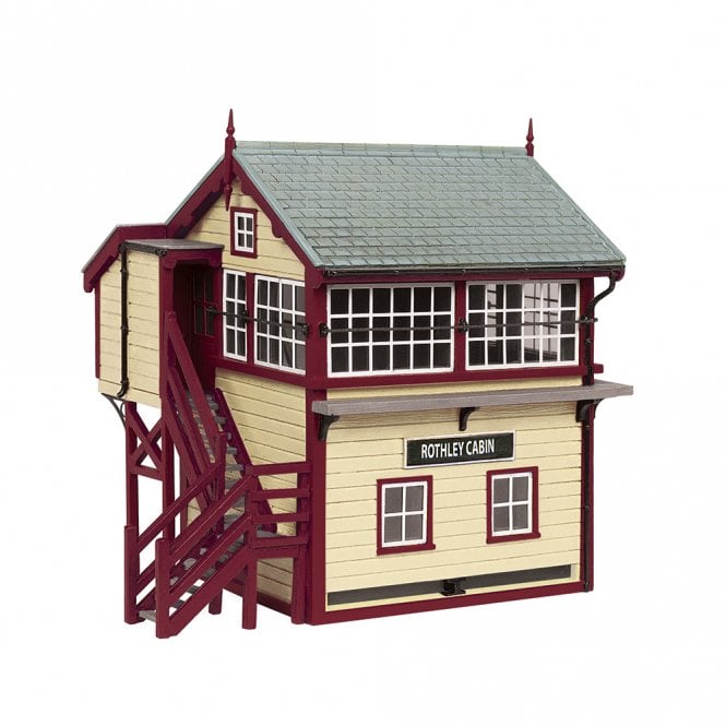 Scenecraft GCR Signal Box Maroon and Cream