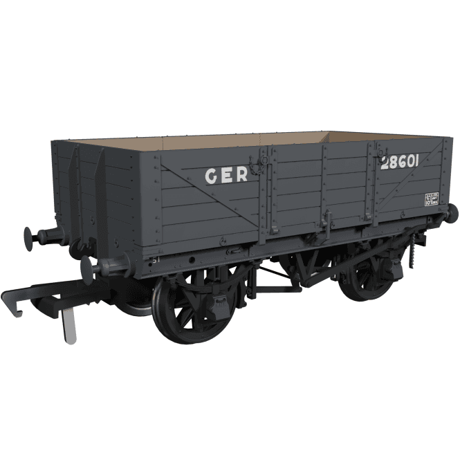 Rapido UK GER Dia.17 5-plank GER Grey '28601' (as Preserved)