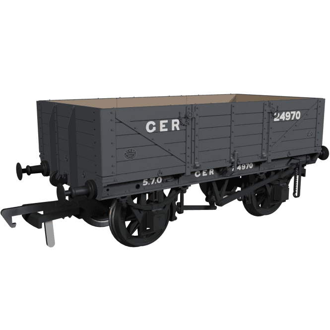Rapido UK GER Dia.17 5-plank GER Grey (pre-1902) '24970'