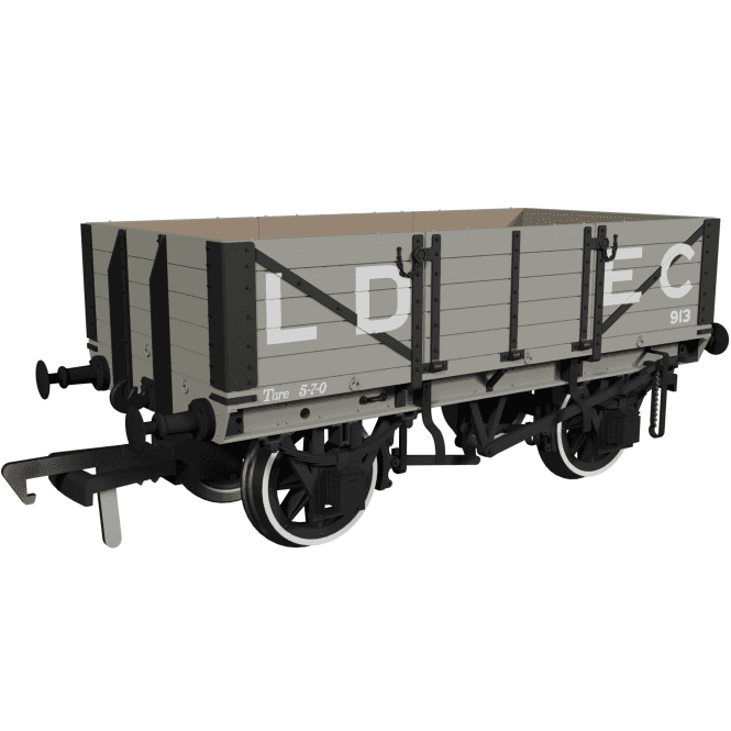 Rapido UK GER Dia.17 5-plank LDEC Grey '913'