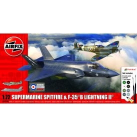 Gift Set: Spitfire MkVc & F-35B Lightning II 'Then & Now' (1:72)