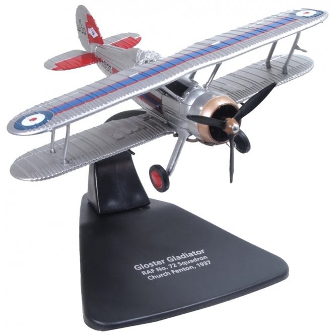 Oxford Diecast Gloster Gladiator RAF 72 Sqn Church Fenton 1937 (1:72)