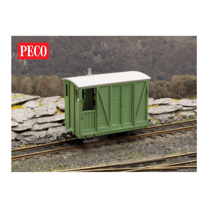 Peco Glyn Valley Tramway Brake Van kit (O-16.5)