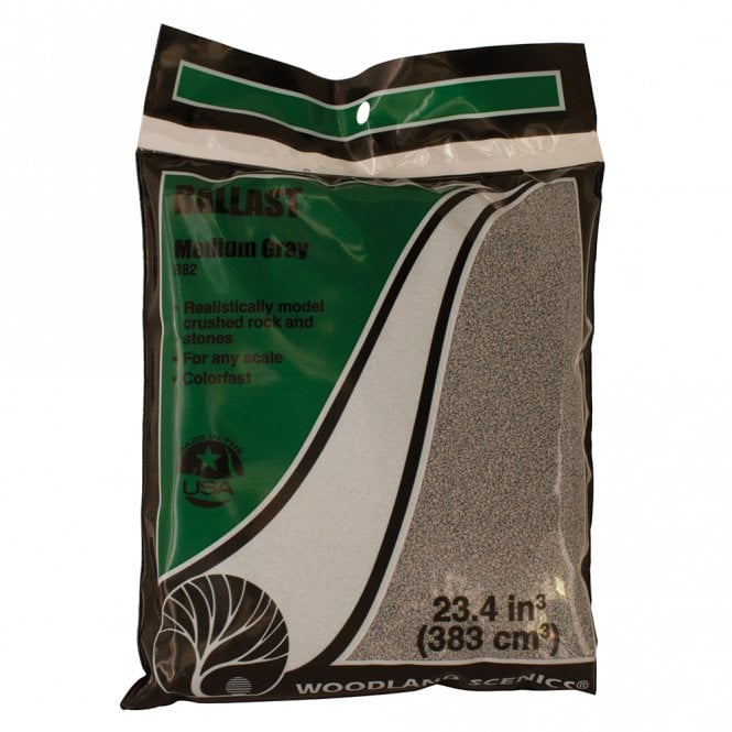 Woodland Scenics Grey Medium Ballast (Bag)