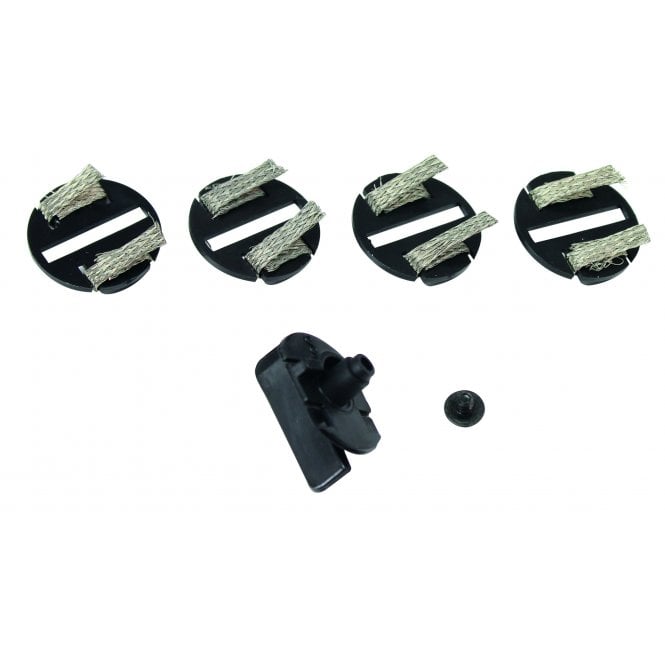 Scalextric Guide Blades x 4 - Braid Plates x 4 and Screw Pack