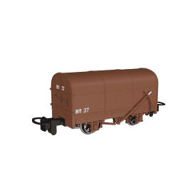 Gunpowder Van Plain Rusty Brown No.37 (OO-9)