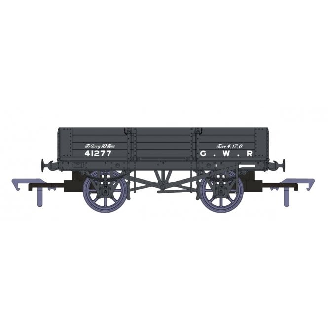 Rapido UK GWR 4 Plank GWR Grey No.41277 (Pre-1904 Livery) Preserved Wagon