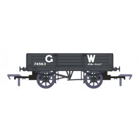 Rapido UK GWR 4 Plank GWR Grey No.74563 (Large Lettering)