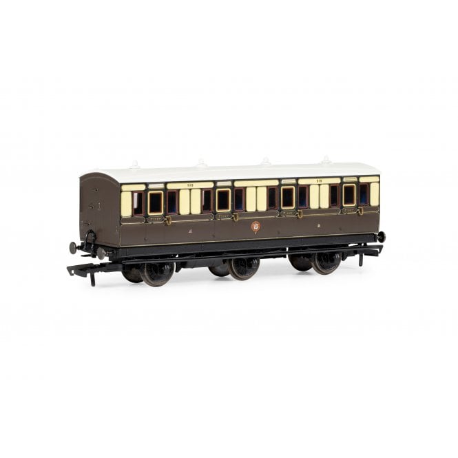 Hornby GWR, 6 Wheel Coach, 1st Class 519 (era 2/3)