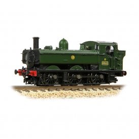 GWR 64XX Pannier Tank 6412 GWR Green (Shirtbutton) (N)