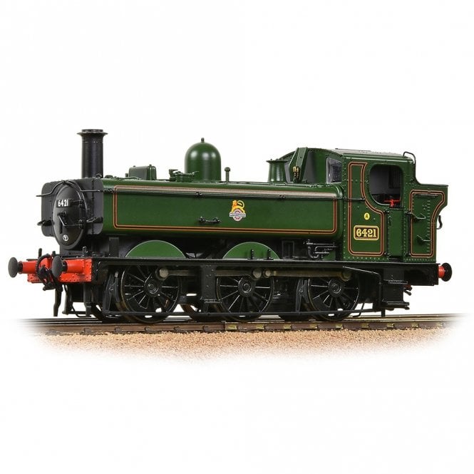 Bachmann GWR 64XX Pannier Tank 6421 BR Lined Green (Early Emblem)