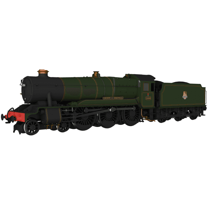 Rapido UK GWR County No.1006 'County of Cornwall' BR Lined Green (Early)