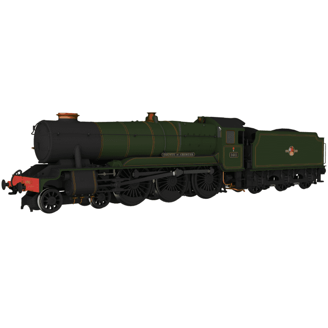 Rapido UK GWR County No.1011 'County of Chester' BR Lined Green (Late)(SF)