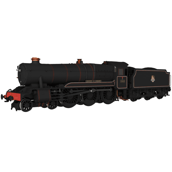 Rapido UK GWR County No.1013 'County of Dorset' BR Lined Black (Early)(SF)