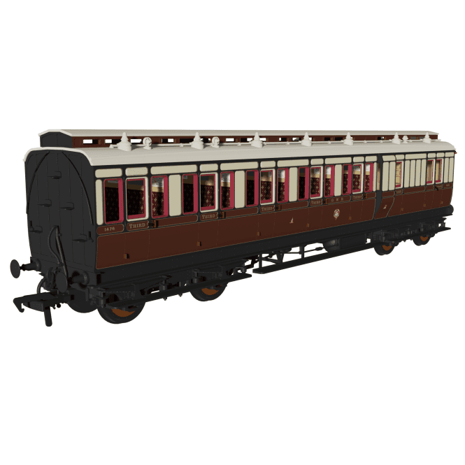 Rapido UK GWR 'Evolution' 48ft Non-Corridor Brake Third, No.1476