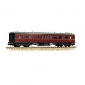 GWR Hawksworth Brake Second Corridor BR Maroon W1772W