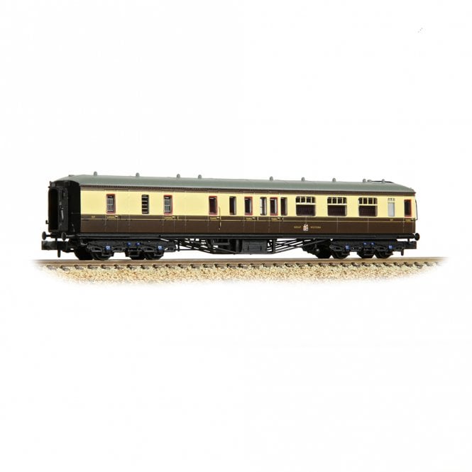 Graham Farish GWR Hawksworth Brake Third Corridor GWR Chocolate & Cream 837