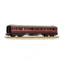 GWR Hawksworth Composite Corridor BR Maroon W7821W