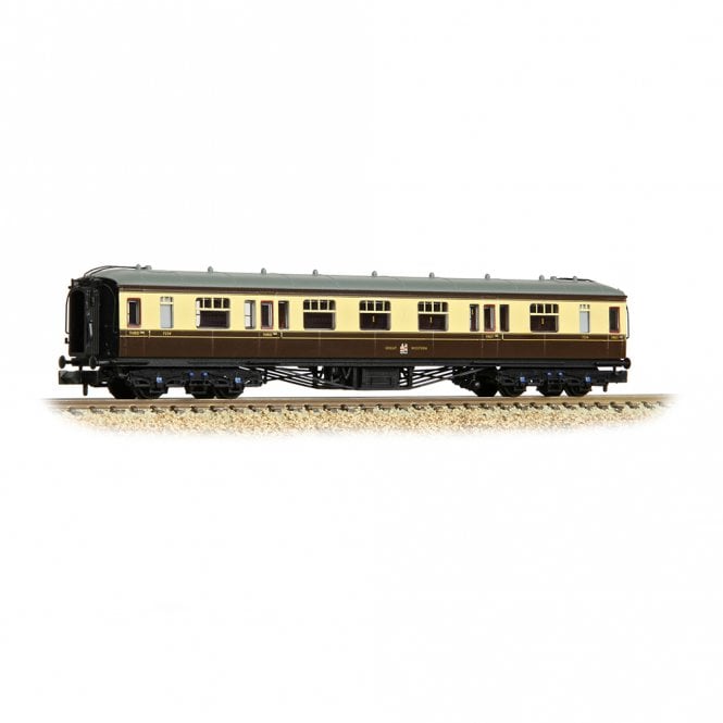 Graham Farish GWR Hawksworth Composite Corridor GWR Chocolate & Cream 7254